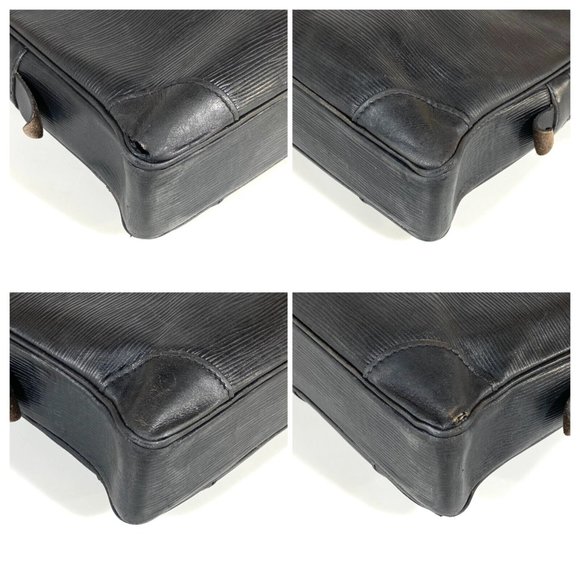 00450182# Louis Vuitton Business Bag Black Epi Noir - Picture 9 of 12